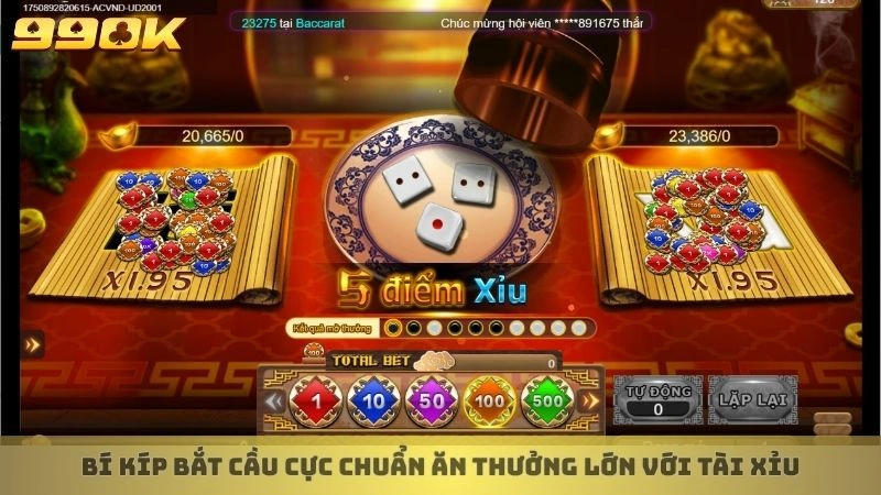 Bí quyết soi cầu tài xỉu và bẻ cầu bất bại từ cao thủ 99ok 3 Bí kíp bắt cầu cực chuẩn ăn thưởng lớn với tài xỉu